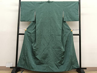 平和屋着物■上質な紬　霞文　正絹　逸品　BAAX7123hv