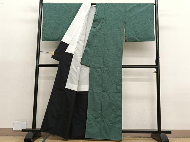 平和屋着物■上質な紬　霞文　正絹　逸品　BAAX7123hv