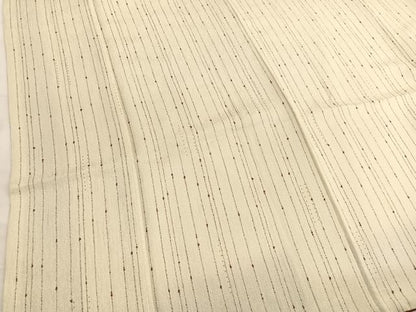 平和屋着物■上質な小紋　縞　正絹　逸品　BAAX7141hv