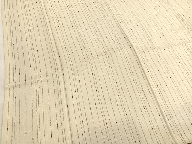 平和屋着物■上質な小紋　縞　正絹　逸品　BAAX7141hv