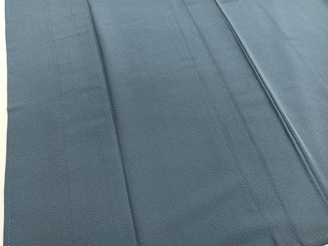 平和屋着物■上質な色無地　錆御納戸　正絹　逸品　BAAX7144hv