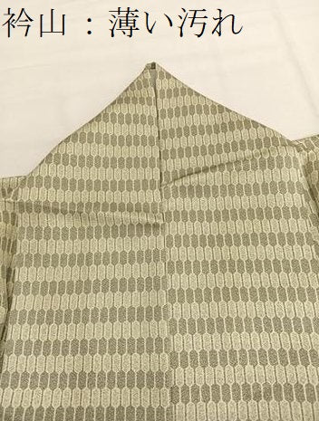 平和屋着物■上質な小紋　亀甲間道　正絹　逸品　BAAX7174hv