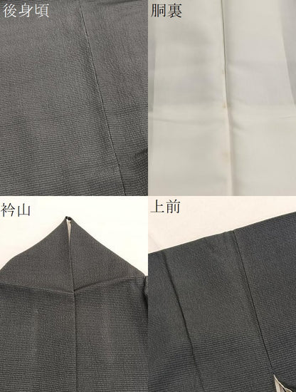 平和屋着物●本塩沢　訪問着　瓢箪　蛍暈し　正絹　逸品　BAAX7177hv
