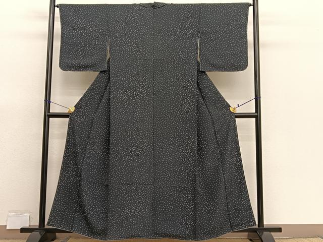 平和屋着物■上質な小紋　成り物　唐辛子　正絹　逸品　BAAX7182hv