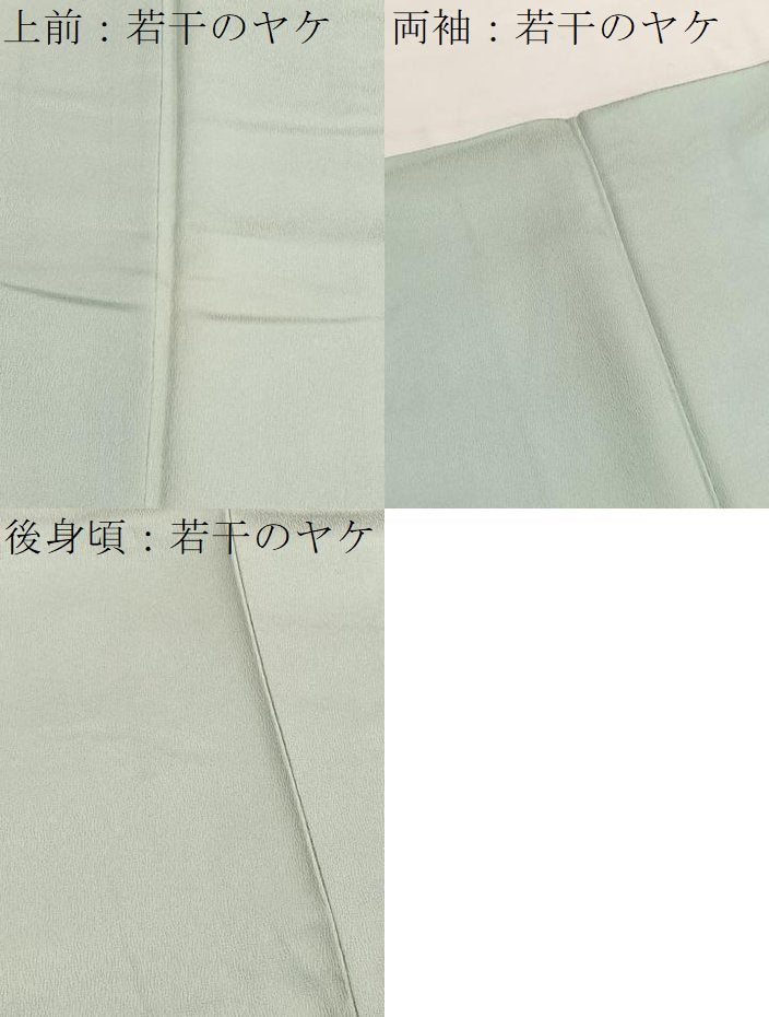 平和屋着物■訪問着　刺繍　万寿菊絵巻文　暈し染め　銀彩　正絹　逸品　BAAX7186hv
