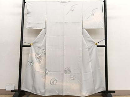 平和屋着物■訪問着　鳳凰花絵皿文　暈し染め　正絹　逸品　BAAX7190hv