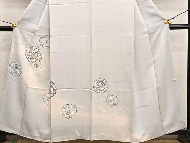 平和屋着物■訪問着　鳳凰花絵皿文　暈し染め　正絹　逸品　BAAX7190hv