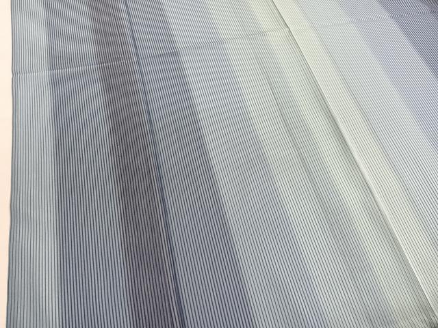 平和屋着物＊夏物　お召　紗　間道　正絹　逸品　BAAX7198hv
