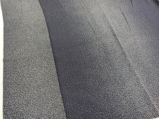 平和屋着物＊夏物　小紋　変わり絽　大小あられ　正絹　逸品　BAAX7203hv