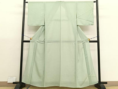 平和屋着物＊夏物　色無地　絽　夏虫色　正絹　逸品　BAAX7212hv
