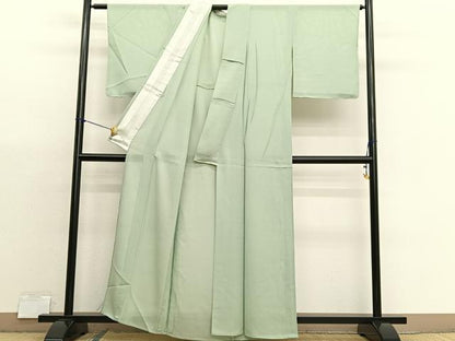 平和屋着物＊夏物　色無地　絽　夏虫色　正絹　逸品　BAAX7212hv