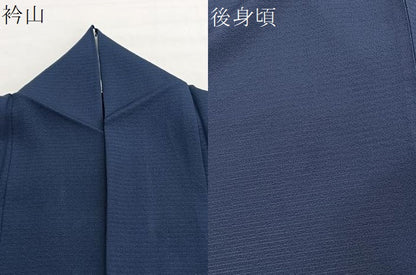 平和屋着物＊夏物　色無地　絽　青褐色　正絹　逸品　BAAX7224hv