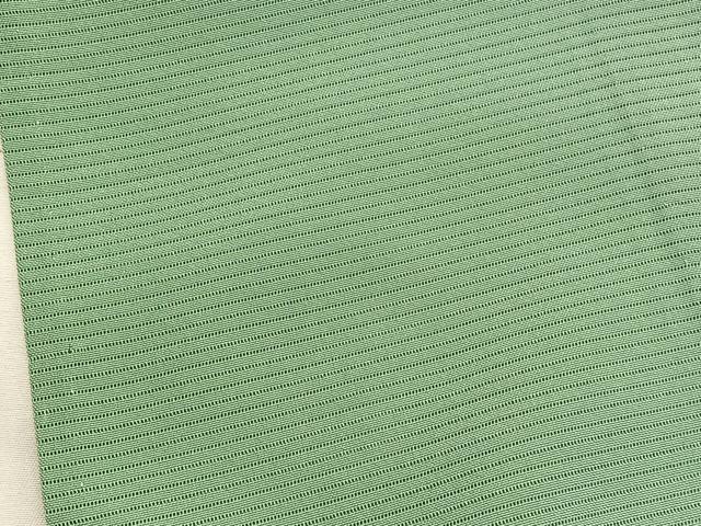 平和屋着物＊夏物　色無地　絽　山葵色　正絹　逸品　BAAX7228hv