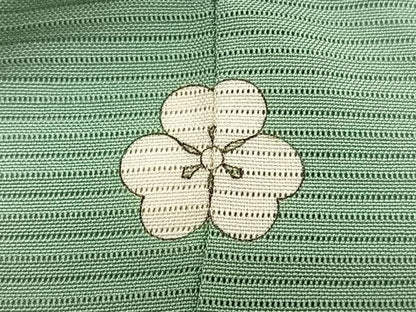 平和屋着物＊夏物　色無地　絽　山葵色　正絹　逸品　BAAX7228hv