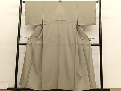 平和屋着物＊夏物　色無地　絽　榛色　正絹　逸品　未使用　BAAX7230hv