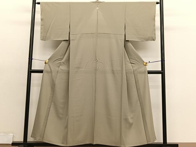 平和屋着物＊夏物　色無地　絽　榛色　正絹　逸品　未使用　BAAX7230hv
