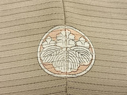 平和屋着物＊夏物　色無地　絽　榛色　正絹　逸品　未使用　BAAX7230hv