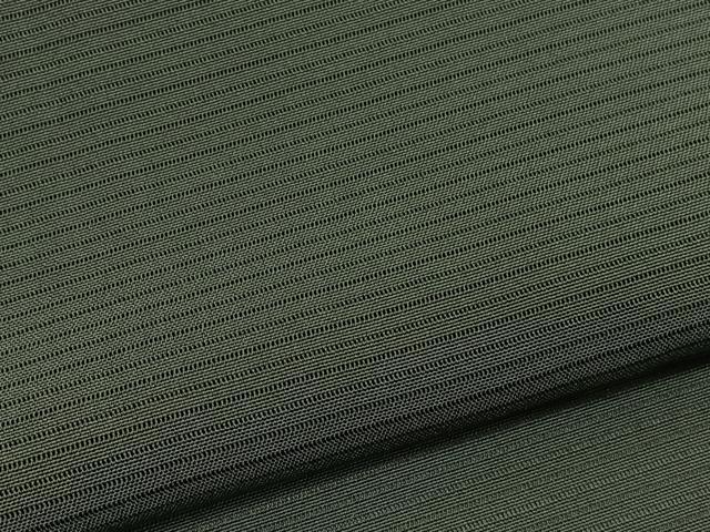 平和屋着物＊夏物　色無地　絽　革色　正絹　逸品　BAAX7234hv