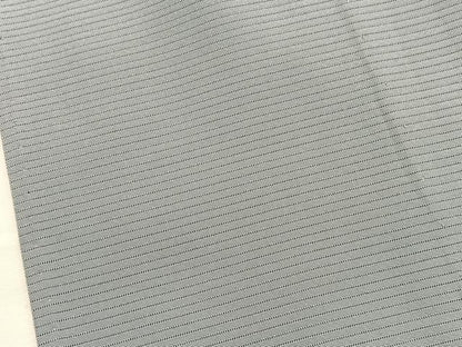 平和屋着物＊夏物　色無地　絽　利休鼠色　正絹　逸品　BAAX7238hv