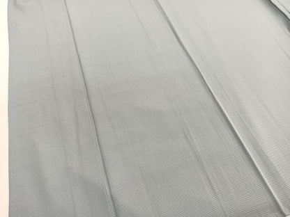 平和屋着物＊夏物　色無地　絽　利休鼠色　正絹　逸品　BAAX7238hv