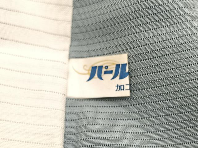 平和屋着物＊夏物　色無地　絽　利休鼠色　正絹　逸品　BAAX7238hv