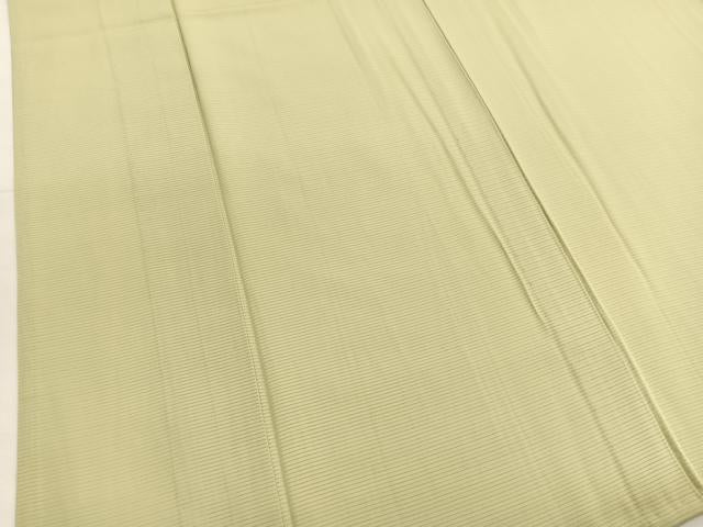 平和屋着物＊夏物　色無地　絽　枯草色　正絹　逸品　BAAX7254hv