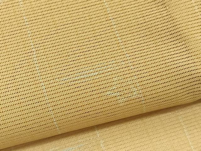 平和屋着物＊夏物　小紋　絽　桔梗枝葉文　洗える着物　BAAX7257hv