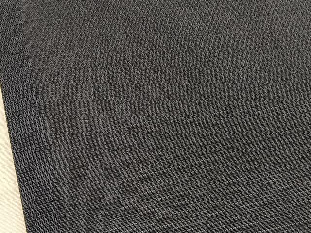 平和屋着物＊夏物　色無地　絽　黒緑色　正絹　逸品　BAAX7262hv