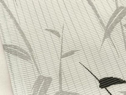 平和屋着物＊夏物　小紋　絽　枝葉文　洗える着物　未使用　BAAX7264hv