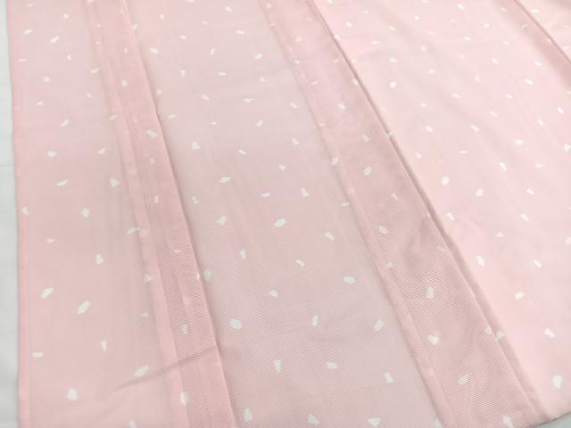 平和屋着物＊夏物　小紋　絽　箔散らし文様　洗える着物　BAAX7267hv