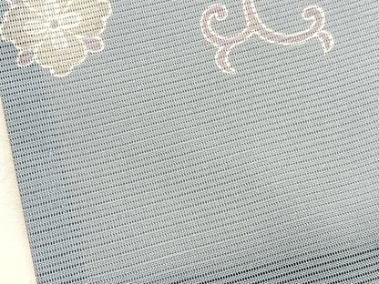 平和屋着物＊夏物　訪問着　絽　更紗花唐草文　暈し染め　金彩　洗える着物　BAAX7270hv