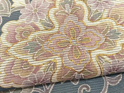 平和屋着物＊夏物　訪問着　絽　更紗花唐草文　暈し染め　金彩　洗える着物　BAAX7270hv