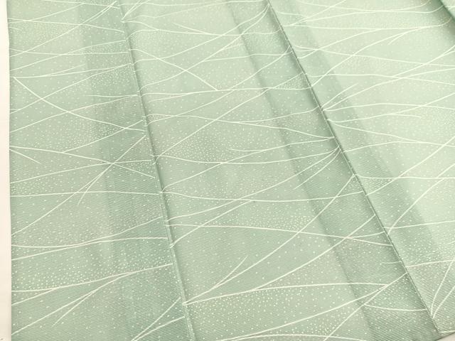 平和屋着物＊夏物　小紋　絽　霰幾何学文様　洗える着物　BAAX7273hv
