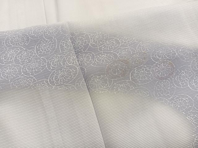 平和屋着物＊夏物　訪問着　絽　刺繍　流水源氏車文　暈し染め　金彩　正絹　逸品　BAAX7276hv