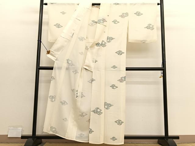 平和屋着物＊夏物　小紋　絽　辻が花　正絹　逸品　BAAX7280hv