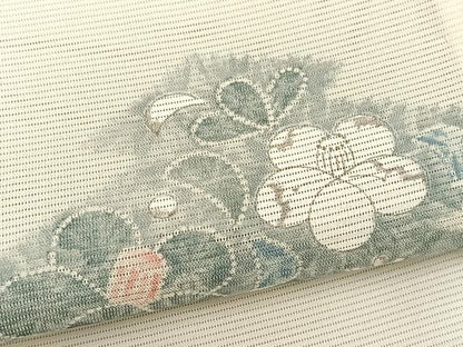 平和屋着物＊夏物　小紋　絽　辻が花　正絹　逸品　BAAX7280hv