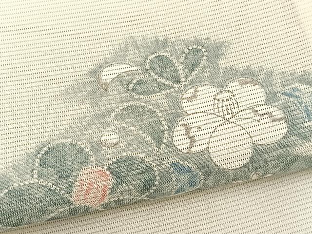 平和屋着物＊夏物　小紋　絽　辻が花　正絹　逸品　BAAX7280hv
