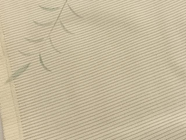 平和屋着物＊夏物　小紋　絽　草花文　正絹　逸品　BAAX7284hv