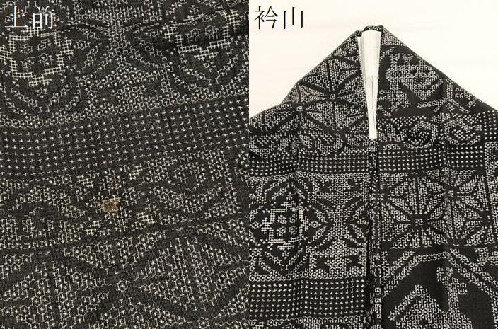 平和屋着物＊夏物　結城紬　夏結城　100亀甲　有栖川　正絹　逸品　BAAX7288hv