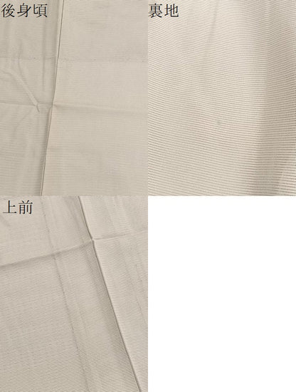 平和屋着物＊夏物　訪問着　絽　手描き　枝花文　暈し染め　正絹　逸品　BAAX7298hv