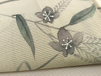 平和屋着物＊夏物　訪問着　絽　手描き　枝花文　暈し染め　正絹　逸品　BAAX7298hv