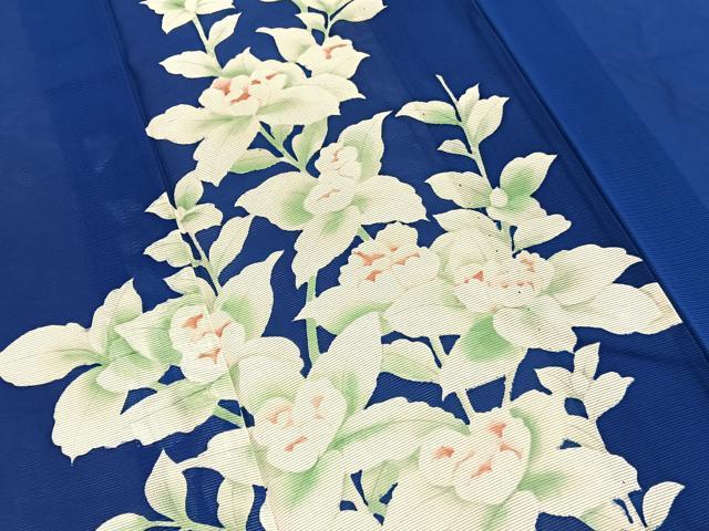 平和屋着物＊夏物　訪問着　絽　枝花文　正絹　逸品　BAAX7300hv