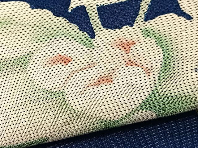 平和屋着物＊夏物　訪問着　絽　枝花文　正絹　逸品　BAAX7300hv