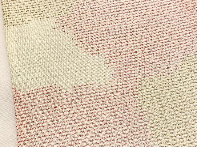 平和屋着物＊夏物　紗紬　瑞雲　正絹　逸品　BAAX7306hv