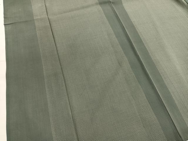 平和屋着物＊夏物　紗紬　間道　正絹　逸品　BAAX7309hv