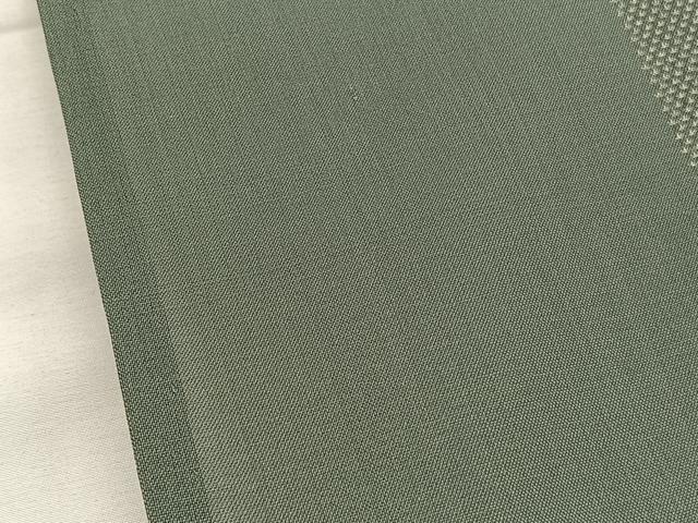 平和屋着物＊夏物　紗紬　間道　正絹　逸品　BAAX7309hv
