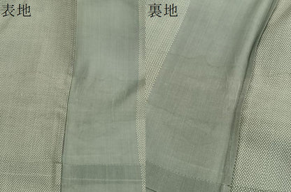 平和屋着物＊夏物　紗紬　間道　正絹　逸品　BAAX7309hv