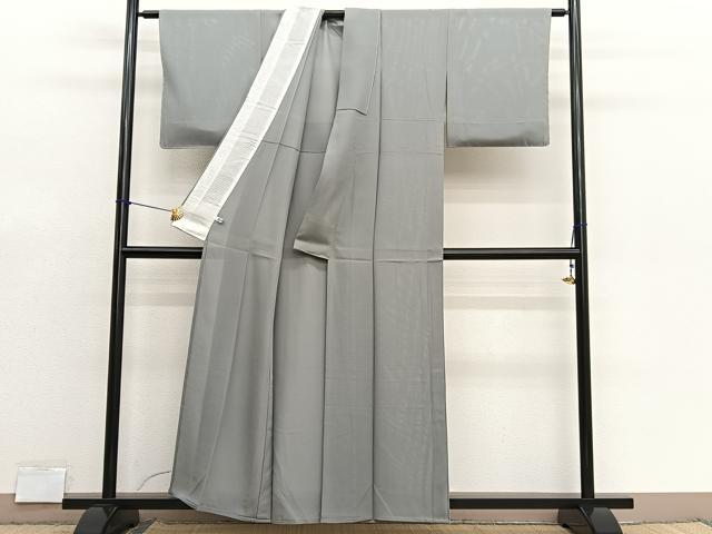 平和屋着物＊夏物　色無地　絽　灰汁色　ほていや扱い　正絹　逸品　未使用　BAAX7310hv