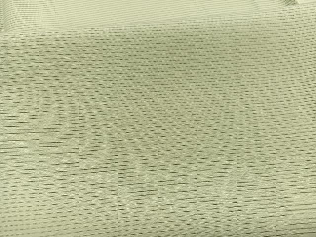 平和屋着物＊夏物　色無地　絽　女郎花色　正絹　逸品　BAAX7311hv