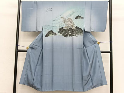 平和屋着物■男性　本場大島紬　アンサンブル　長襦袢（袷）セット　100亀甲　総詰め　正絹　逸品　未使用　BAAX7316hv